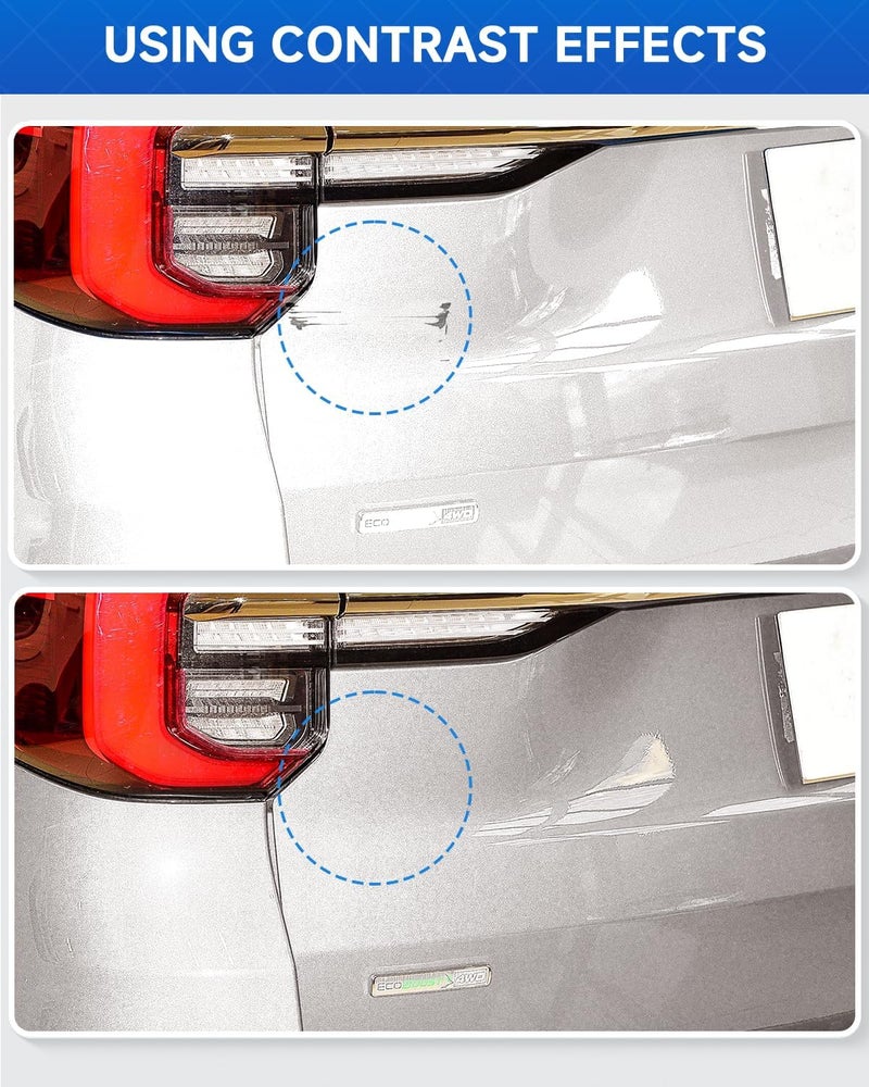 RSACET UG White Platinum Metallic Touch Up Paint Compatible with Ford Exact Match Touch Up Paint Car Scratch Repair - Image 3